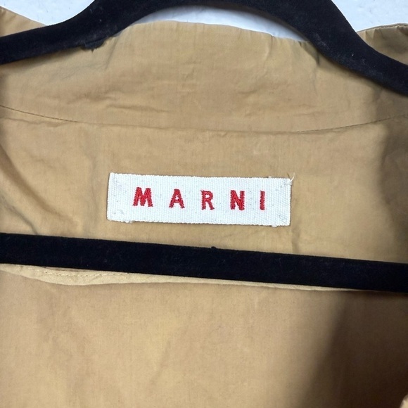 Marni Open Front Trench Jacket Coat Size US 6 - Picture 3 of 7